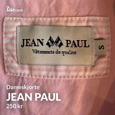 Jean Paul dameskjorte