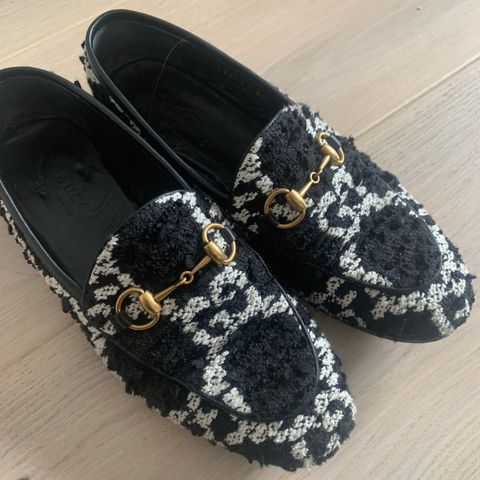 Gucci Loafers Tweed str 35