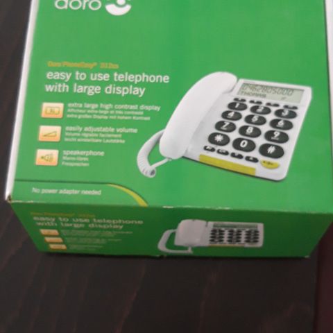 Lite brukt Doro 312cs analog telefon.
