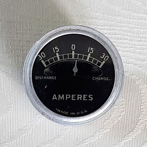 Amperemeter til A-Ford ca 1930 - 31 modell.