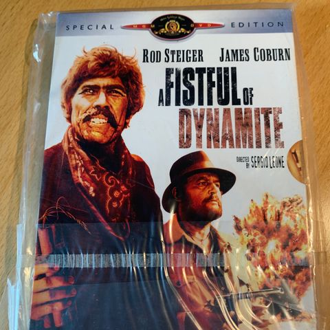 Emballert og uåpnet dvd! A fistful of dynamite