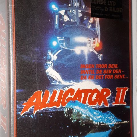 VHS BIG BOX.ALLIGATOR II.