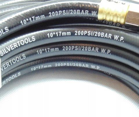 Trykkluftslange 10 m , 15 m , 20 m  10mm x 17 mm