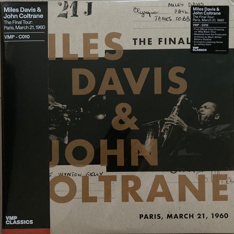 Miles Davis & John Coltrane: The Final Tour: Paris, March 21, 1960 2xLP
