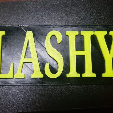 3D printet NAME TAGS