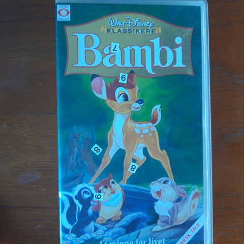 Bambi - Et minne for livet-VHS