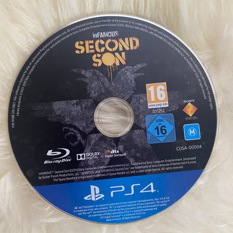 Infamous Second Son PLAYSTATION 4