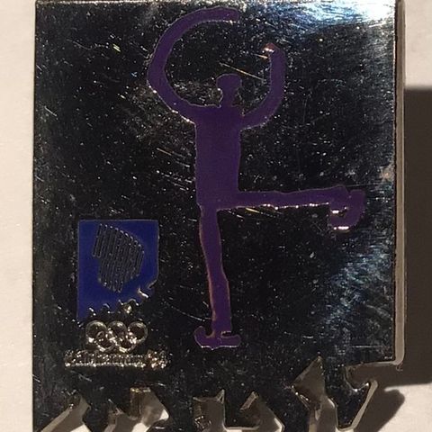 Kunstløp piktogram pins Lillehammer 1994