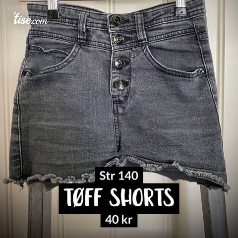 Tøff shorts str 140