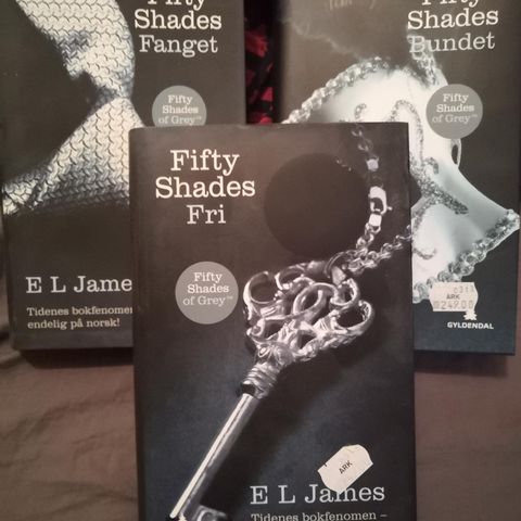 Fifty shades serien 1, 2 og 3 av E. L James