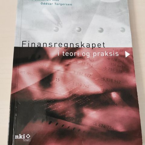 JoFinansregnskapet i teori og praksis, Torgersen og Moe (ISBN 9788256273393)