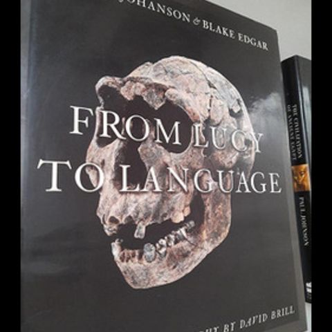 gedigen Fasinerende Bok Antropologi " From Lucy To language
