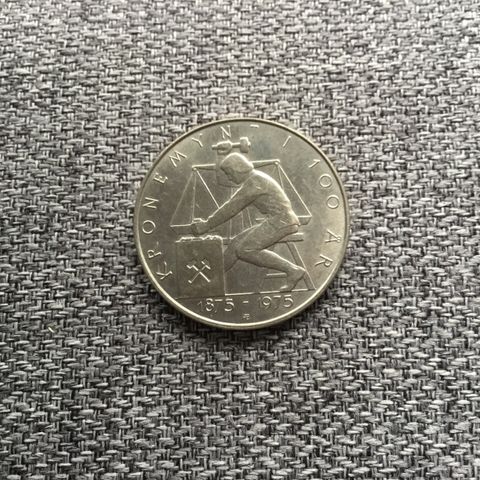 5 Kroner Kronemynten 1975 Kv 0