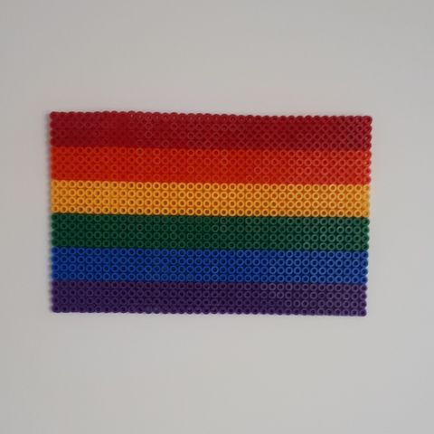 Pride Flagg av perler!