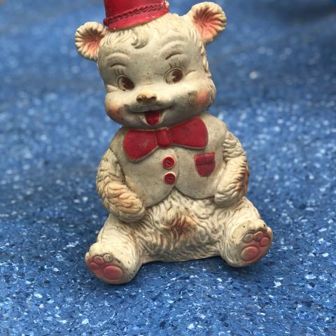 Teddybjørn pipeleke fra 60-tallet - Edward Mobley, combex toys