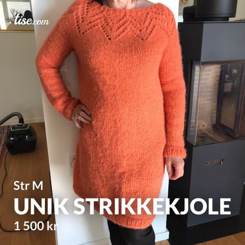 Ubrukt strikkekjole