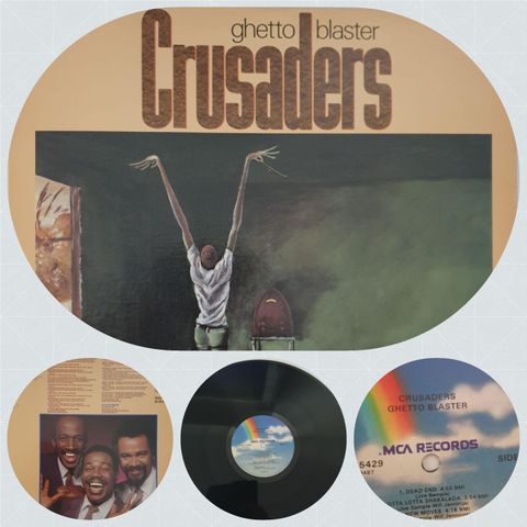 VINTAGE/RETRO LP-VINYL "GHETTO BLASTER/CRUSADERS 1984 "