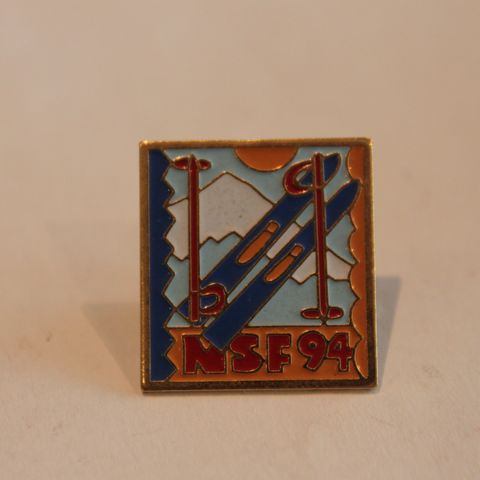 Flott NSF OL pin Lillehammer 1994.