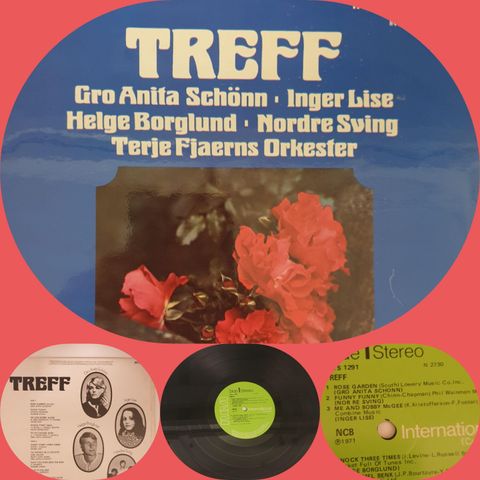 VINTAGE/RETRO LP-VINYL "TREFF/GRO ANITA SCHØNN - INGER LISE M.F 1971"