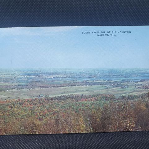 Scene from top of Rib Mountain, Wausau. Wisconsin