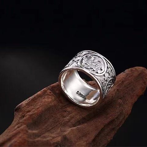 Dragon Sølv Ring.