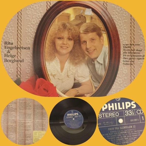 VINTAGE/RETRO LP-VINYL "RITA ENGEBRETSEN  & HELGE BORGLUND 1983"