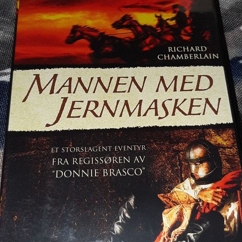 Mannen Med Jernmasken(DVD)norsk tekst