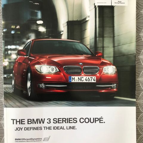 Brosjyre av BMW 3-serie Coupé - 2/2010