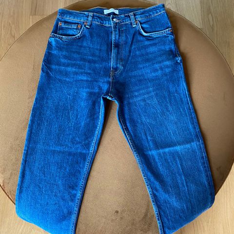 Zara mom jeans blå str. 36