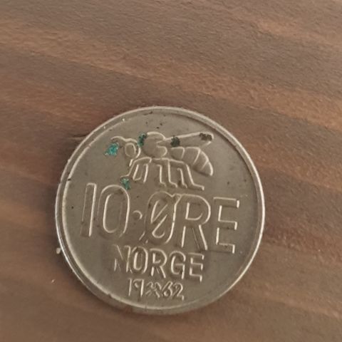 Norsk mynte 10 øre (1962)