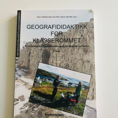 Boken Geografididaktikk for klasserommet