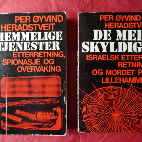 Per Øyvind Heradstveit: bøker om etterretning og spionasje
