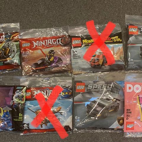 Lego polybag, DOTS, Lamborghini, Ninjago