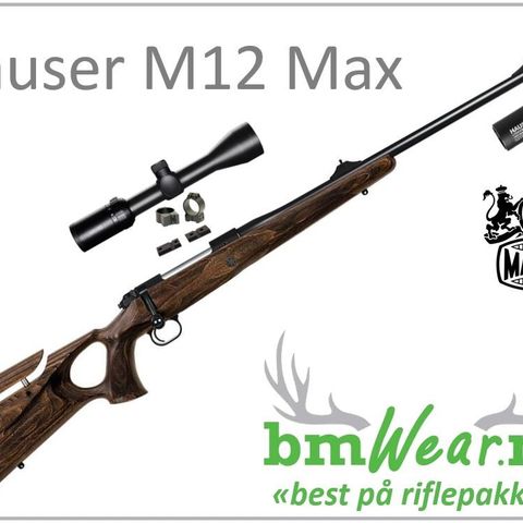 Mauser M12 Max m/oppspenner, Riflepakke
