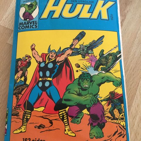 Tegneserie: «Den utrolige Hulk» - Superseriepocket nr. 4, 1981 [Marvel Comics]
