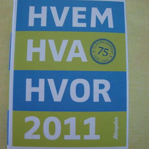 HVEM HVA HVOR