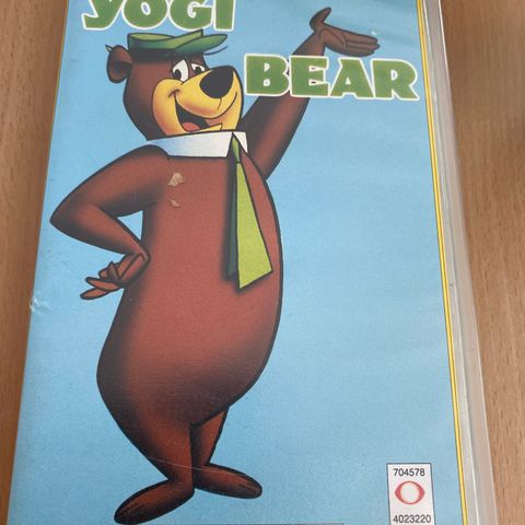 Yogi bear. På vhs. Norsk tale