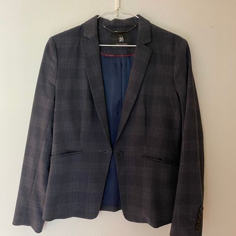 Platinum Blazer i tynn ullblanding fra Ricco Vero str 40