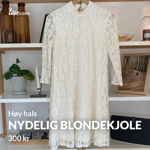 Nydelig blondekjole