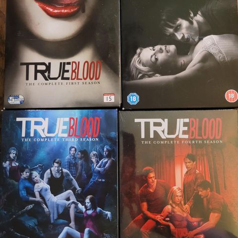 True blood sesong 1-4