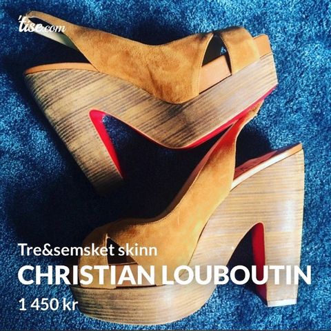 NY PRIS! Christian Louboutin platformsandaler