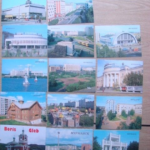 14 postkort fra Murmansk og Boris Gleb