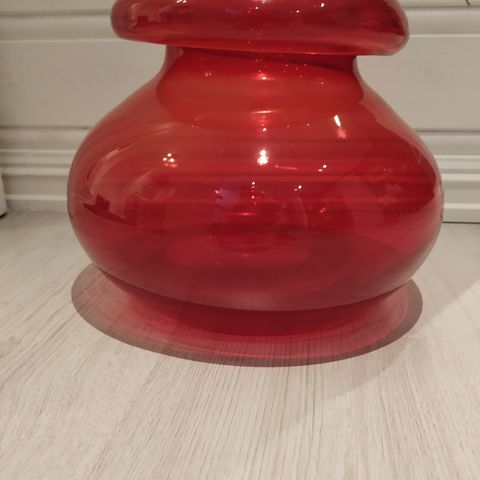 Rød vase..