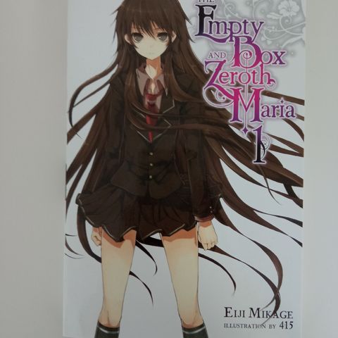 Light novel/Manga: The Empty Box and Zeroth Maria Vol. 1