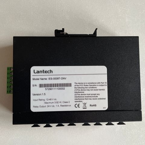 Switch Lantech industriell 8 port