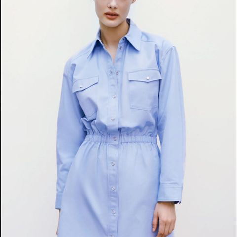 Blå skjortekjole fra Zara