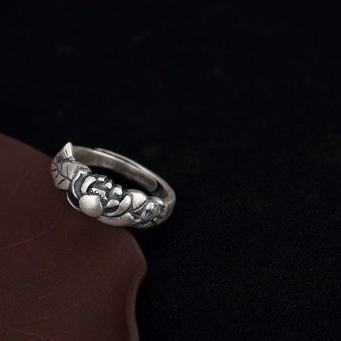 Lotus sølv ring