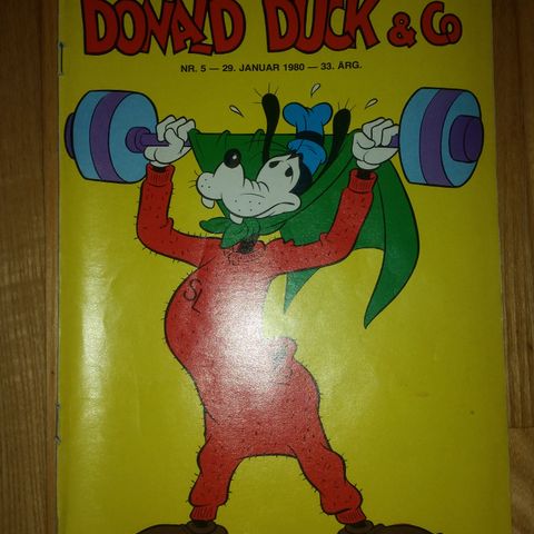 Donald Duck blad. nr. 5, fra 1980