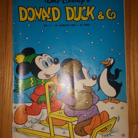 Donald Duck Blad nr. 3 fra 1980.
