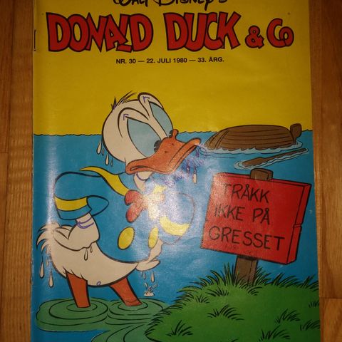Donald Duck blad nr. 30, fra 1980